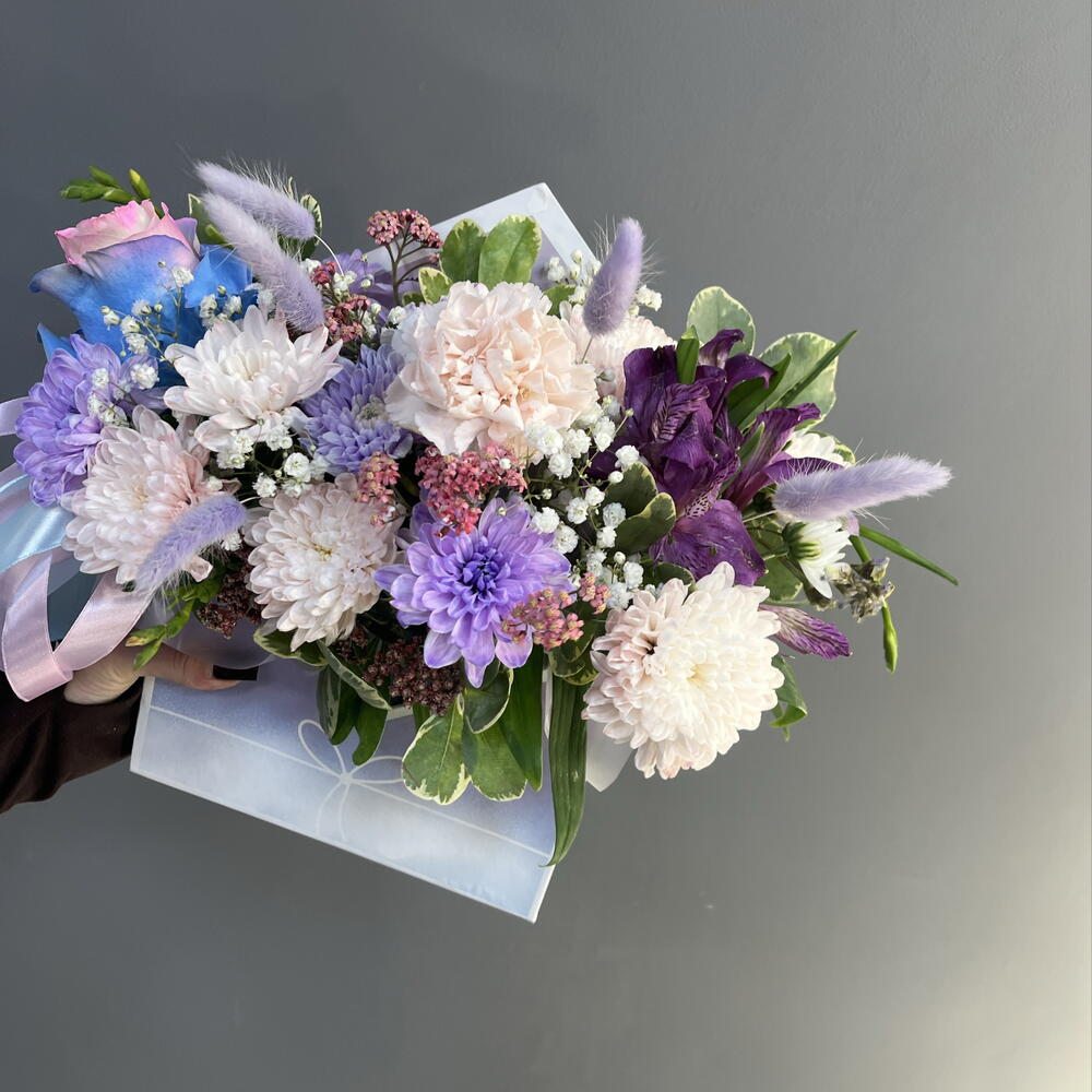 Хризантема, альстомерия