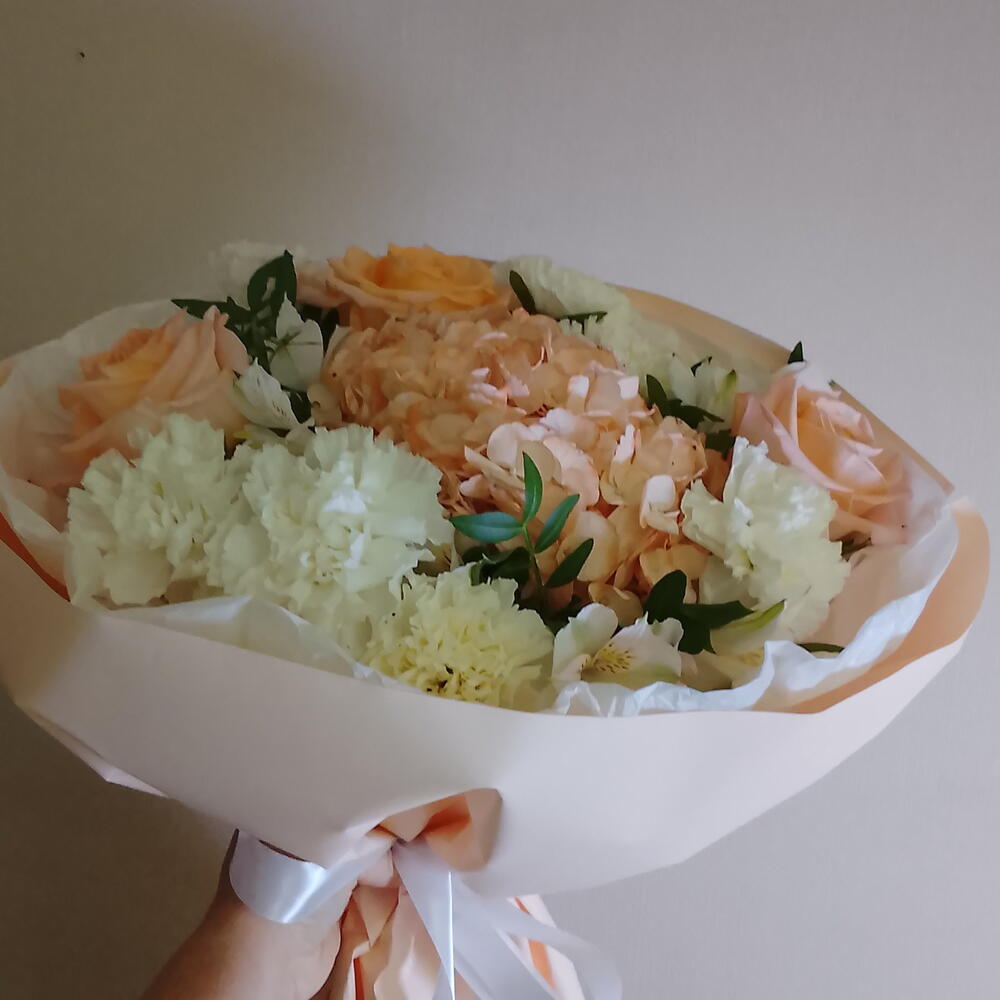 Букет "Персиковый Дуэт"