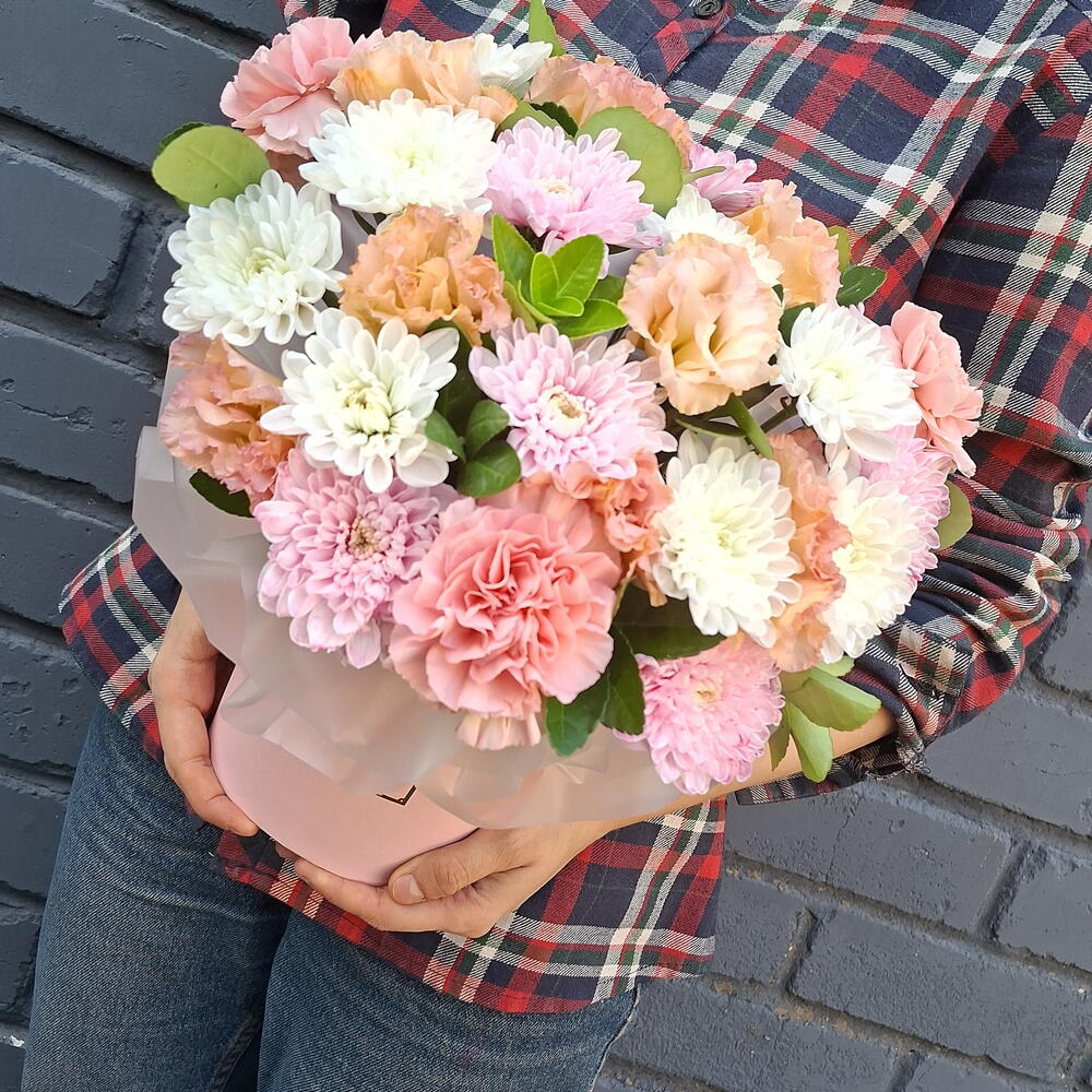 Коробочка розовая