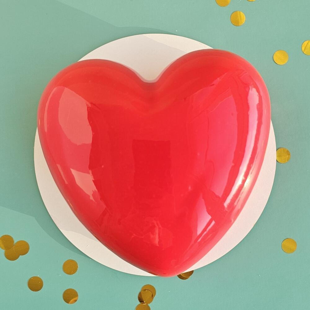 Торт 1 кг сердце большое, LOVE подарок