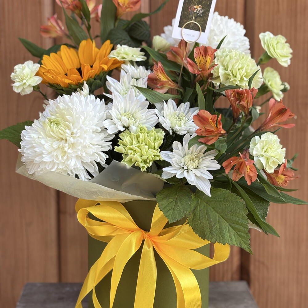 Букет с подсолнухом 🌻