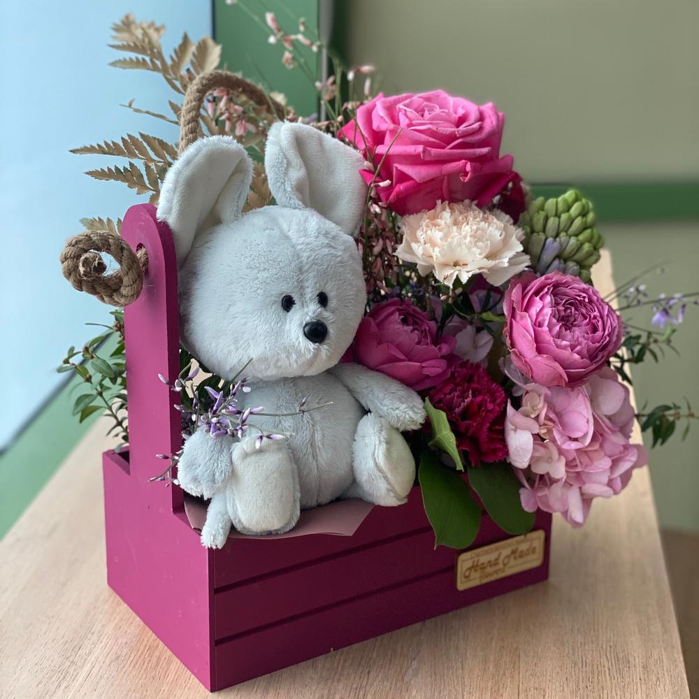Мышка с Гиацинтом 💗🌸