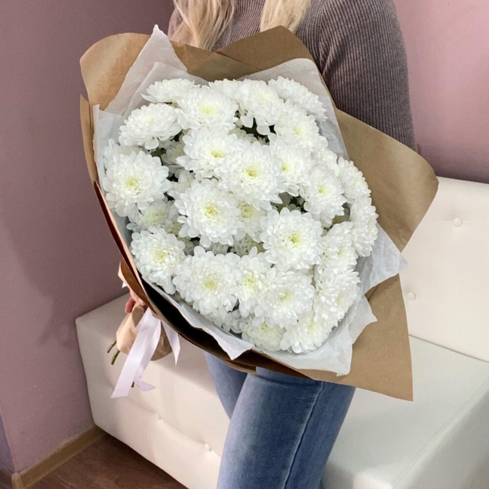 Хризантема в крафте