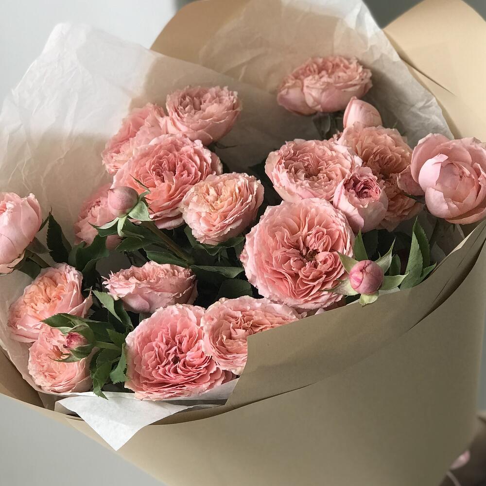 5 кустовых пионовидных роз Julietta 15 Buket flowers