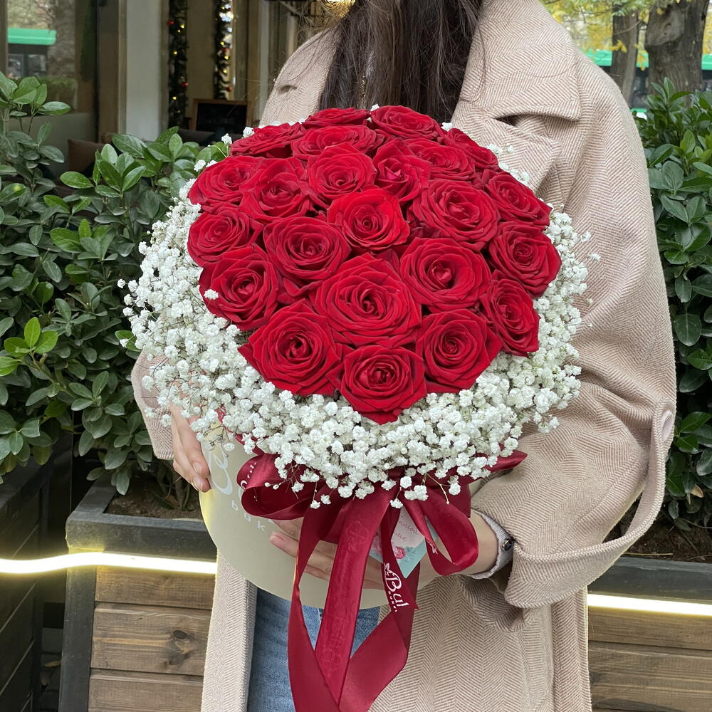 Flowers box red♥️