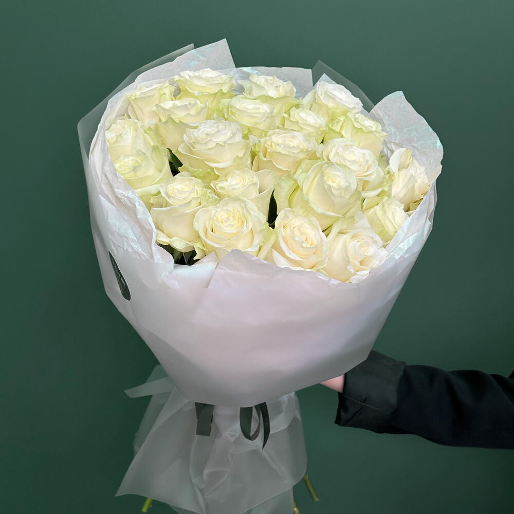 Букет из белых роз