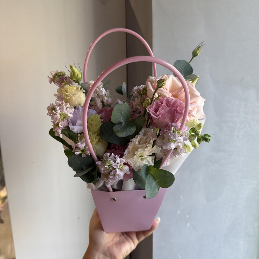 Композиция в сумочке «Flora»