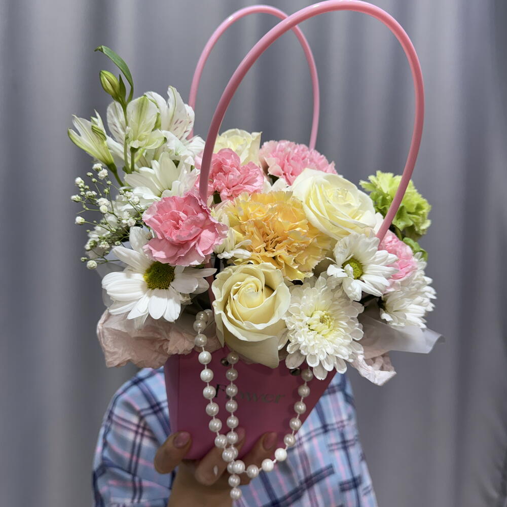 Цветы в сумке«FLOWER»