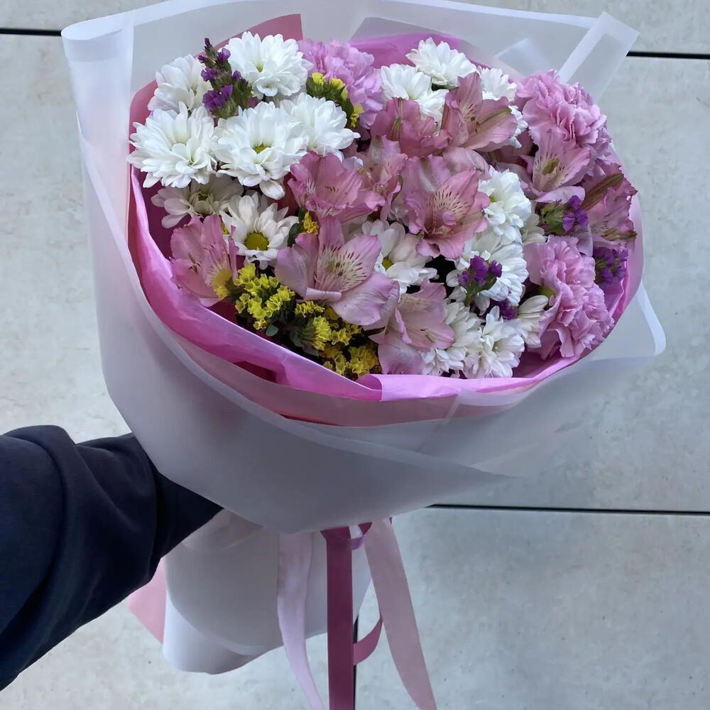 Розовый букет🌸