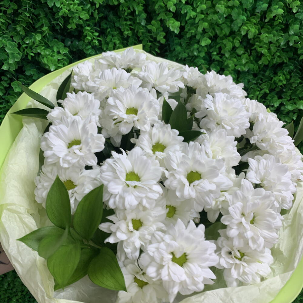 Букет с ромашками