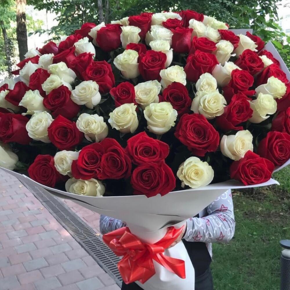 Купить Цветы В Москве 101 Роза