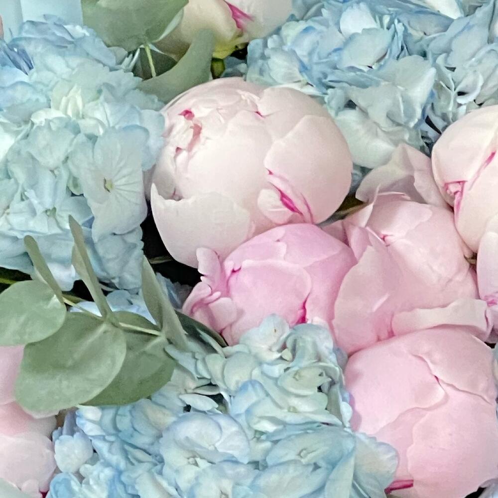 Гортензии с пионами🦋