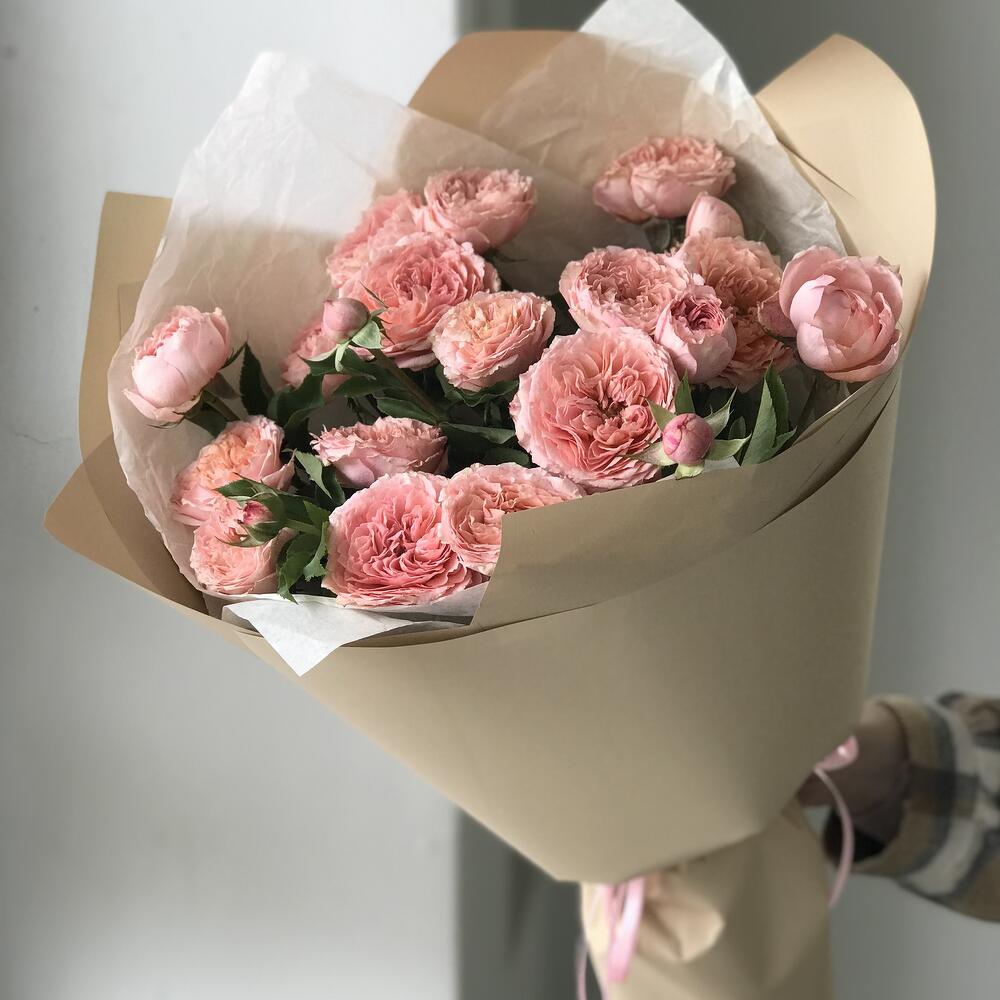 5 кустовых пионовидных роз Julietta 15 Buket flowers