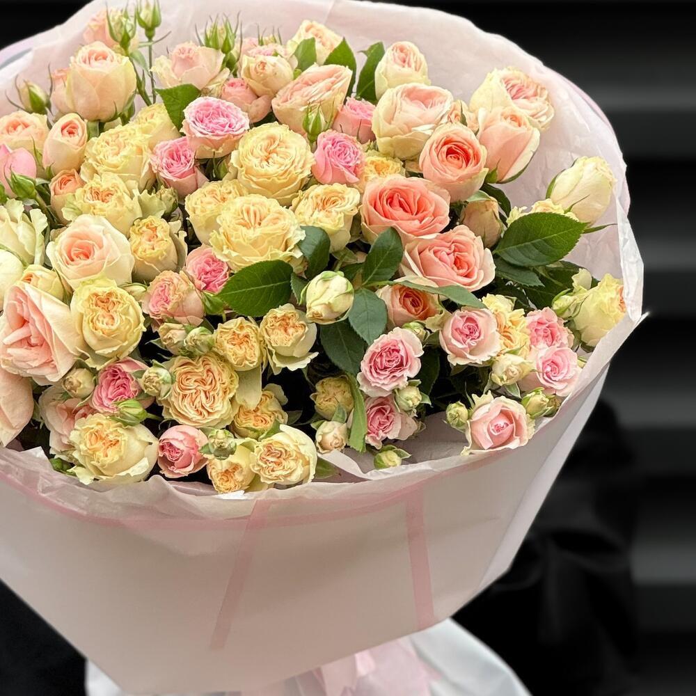 Микс кустовых роз