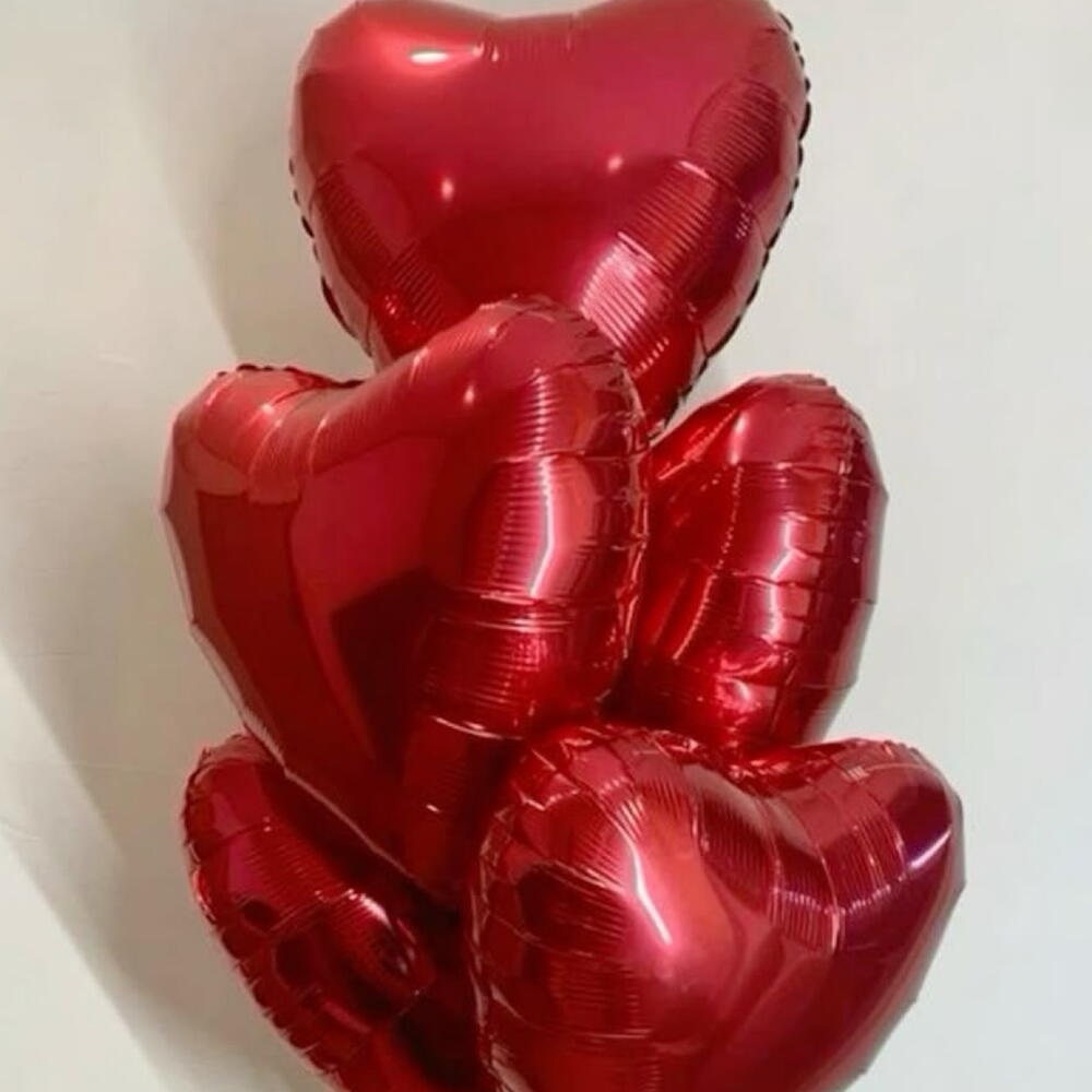 Гелиевые шары в виде 5 штук ♥️