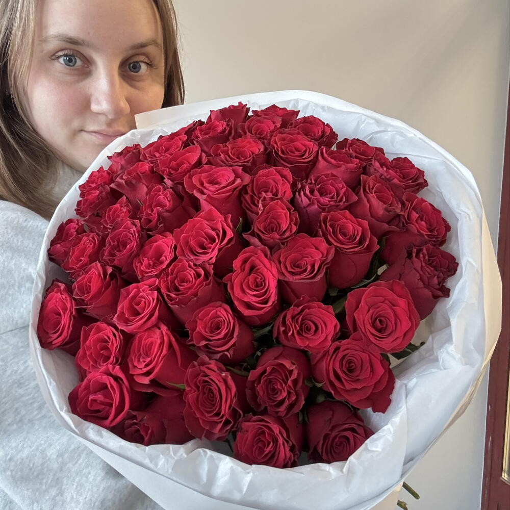 51 роза 60 см