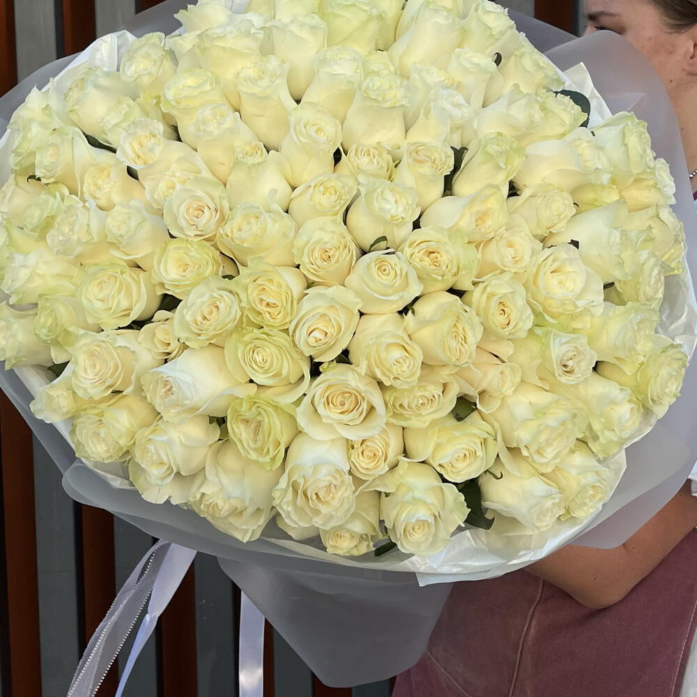 101 РОЗА ЭКВАДОР 60 см