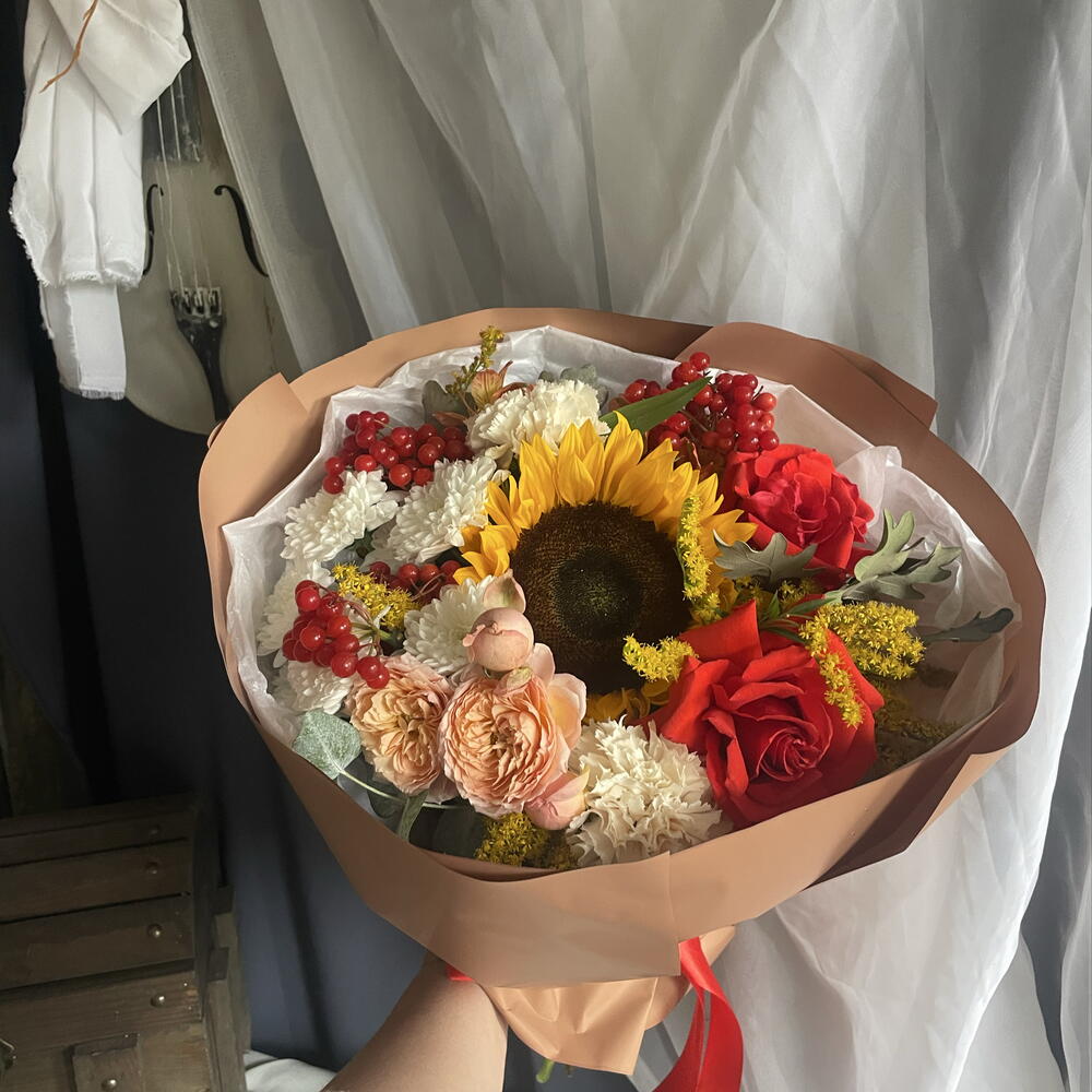 Букет «Снова в школу»
