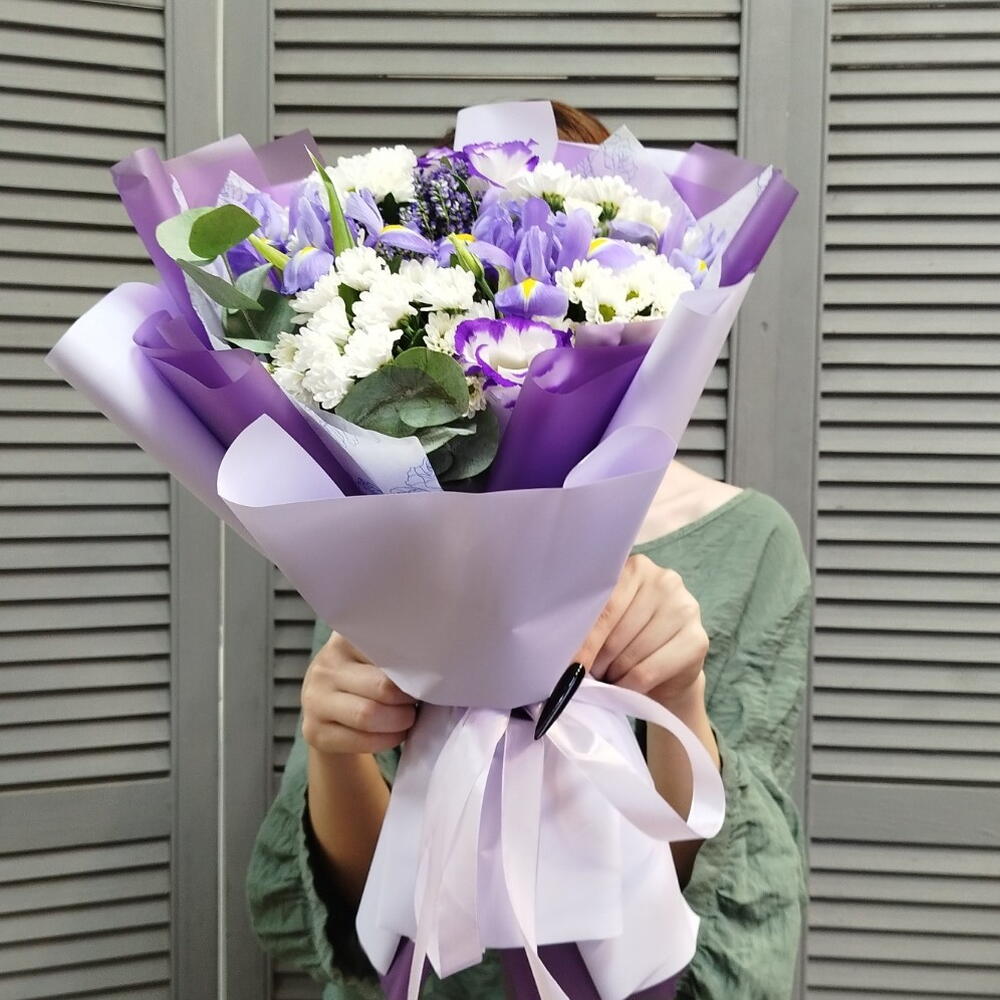 Лавандовый букет для любимого учителя💗