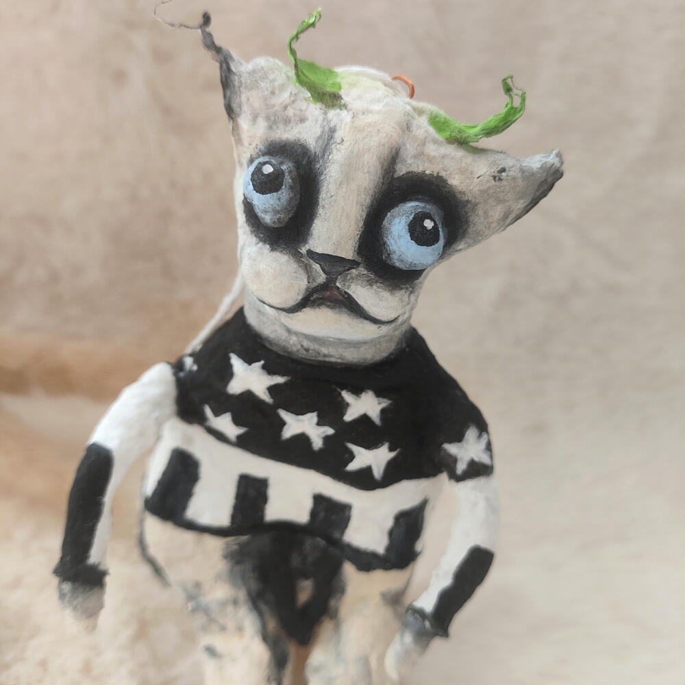 Ватная игрушка кот Кит Флинт