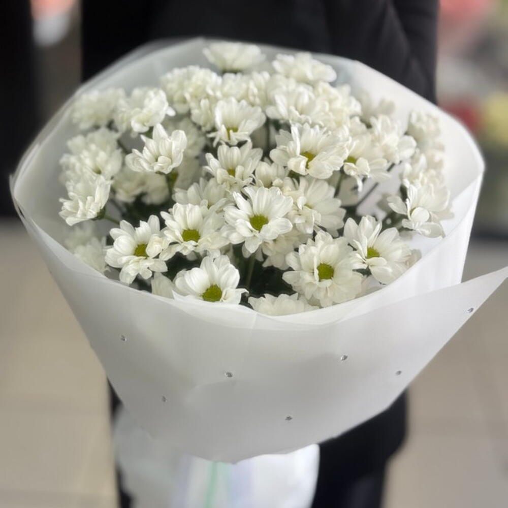 Букет ромашки и стразы
