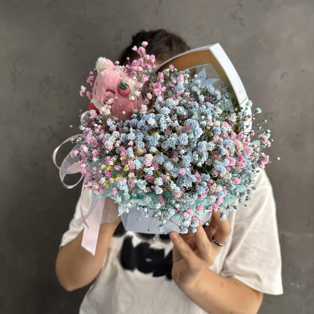 Гипсофила с брелком 🎀