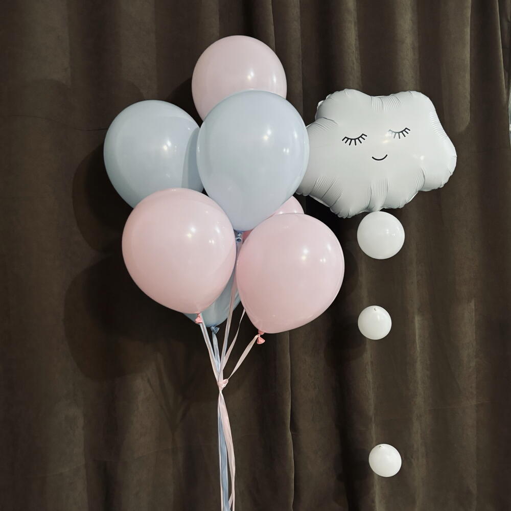 ☁️Сет воздушных шаров «облачко»☁️