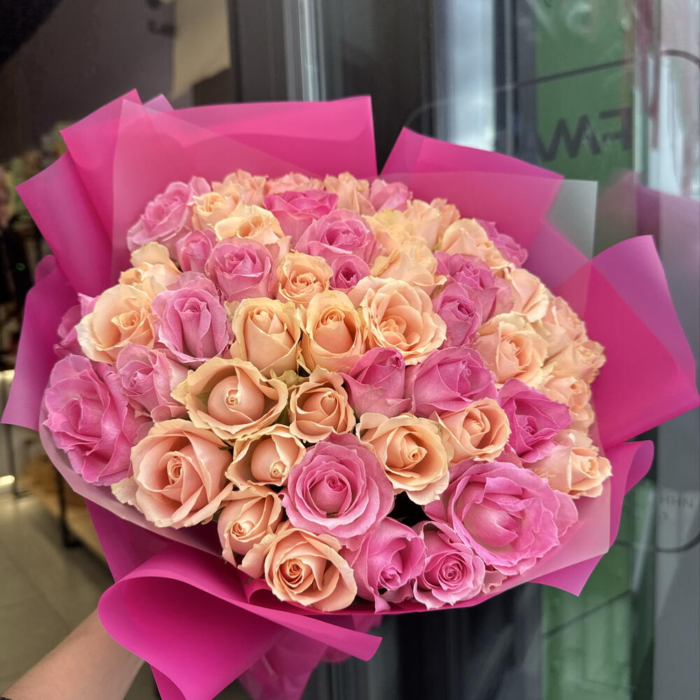 Монобукет мини роз💜🔥💕