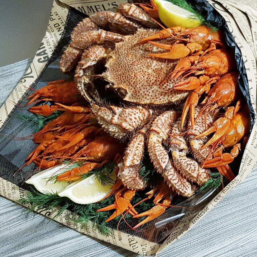 Краб🦀 в газетном кульке(N15)