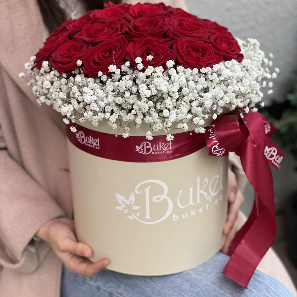 Flowers box red♥️