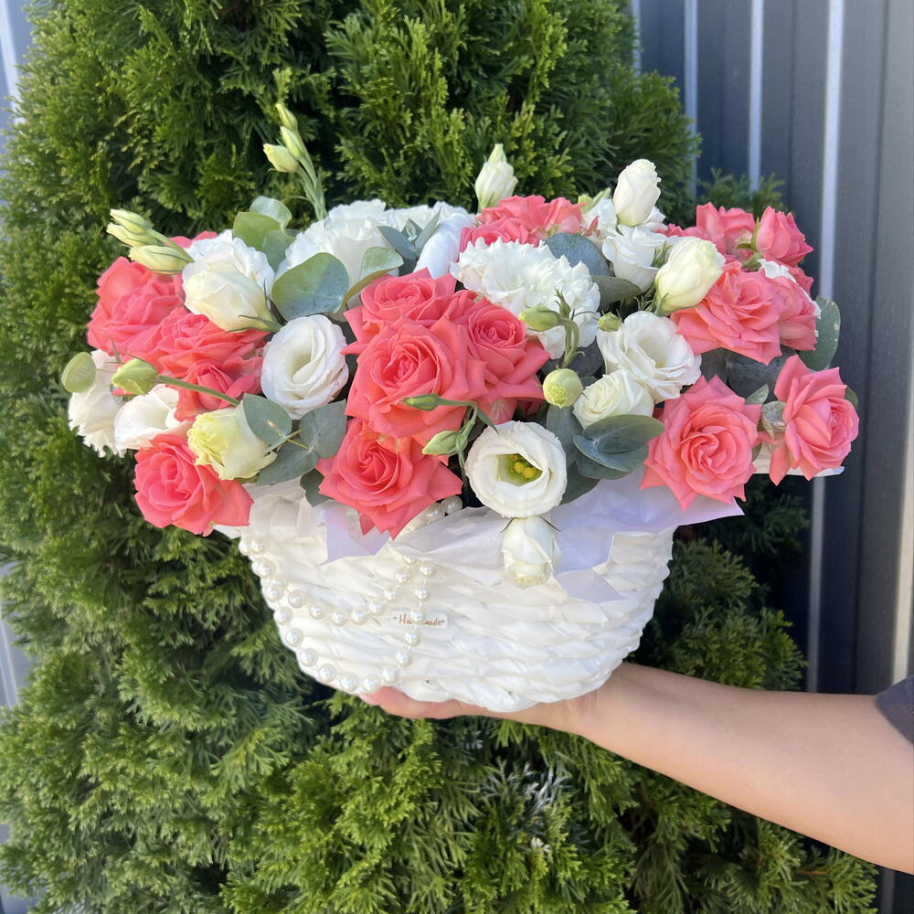 Барбадос с эустомой  💐