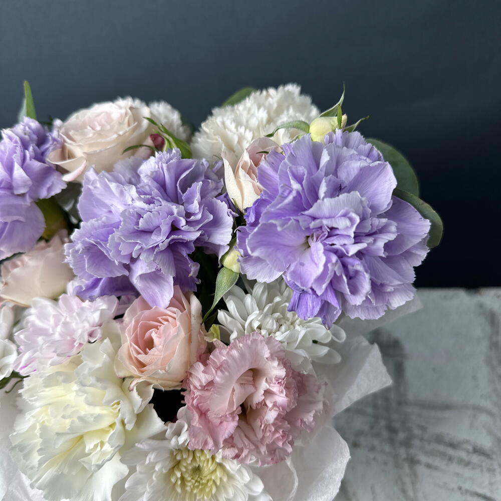 Композиция с диантусами💜