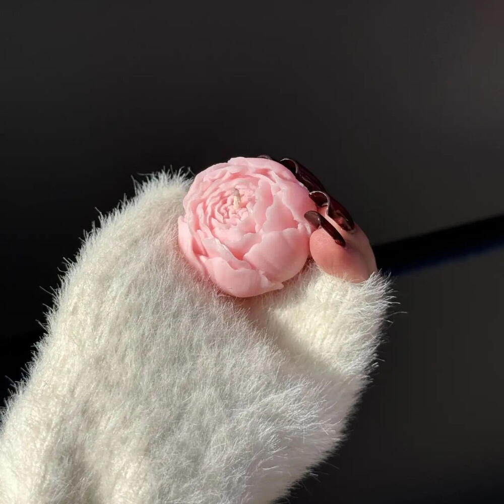 Свеча пион мини🌸