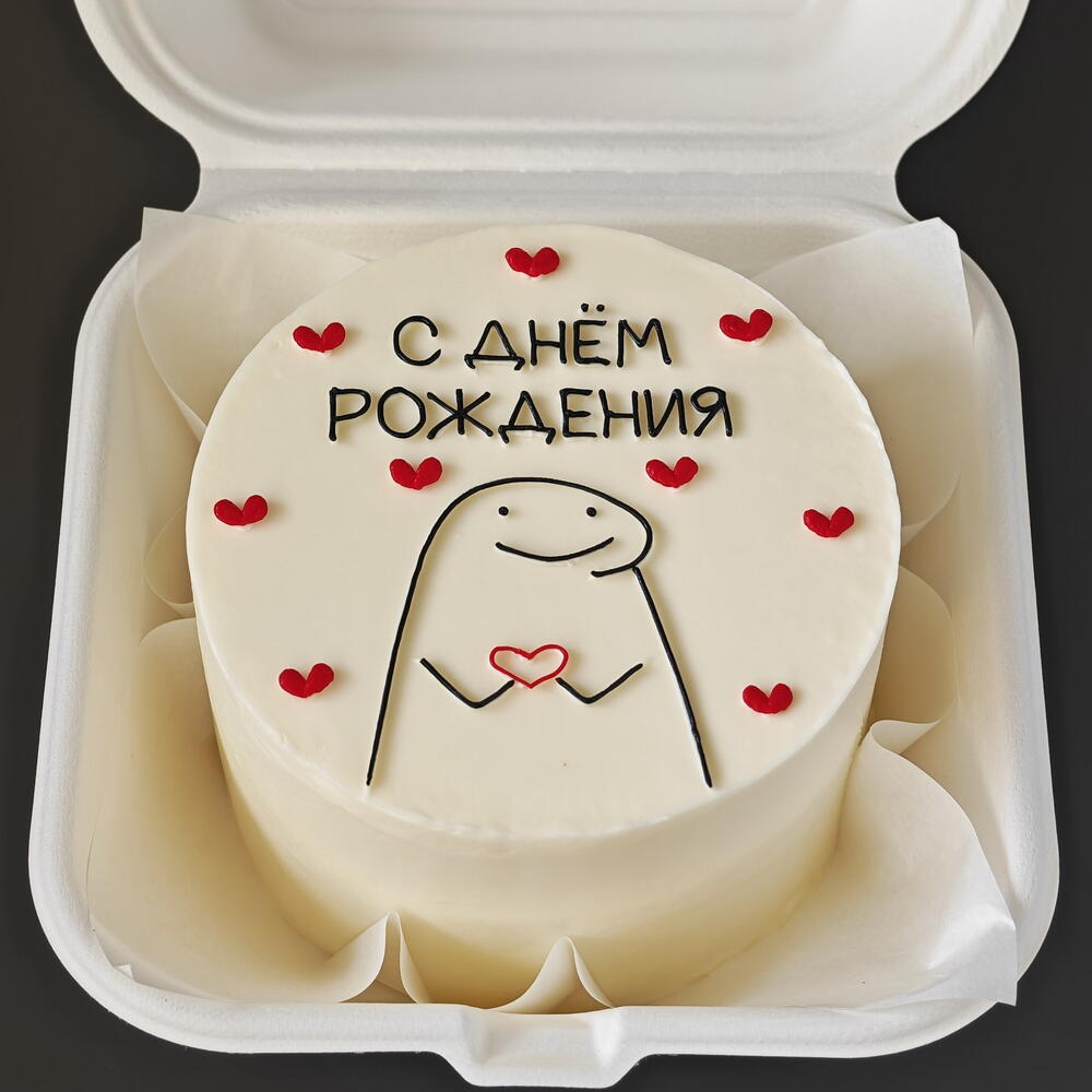 Бенто торт на день рождения с челиком