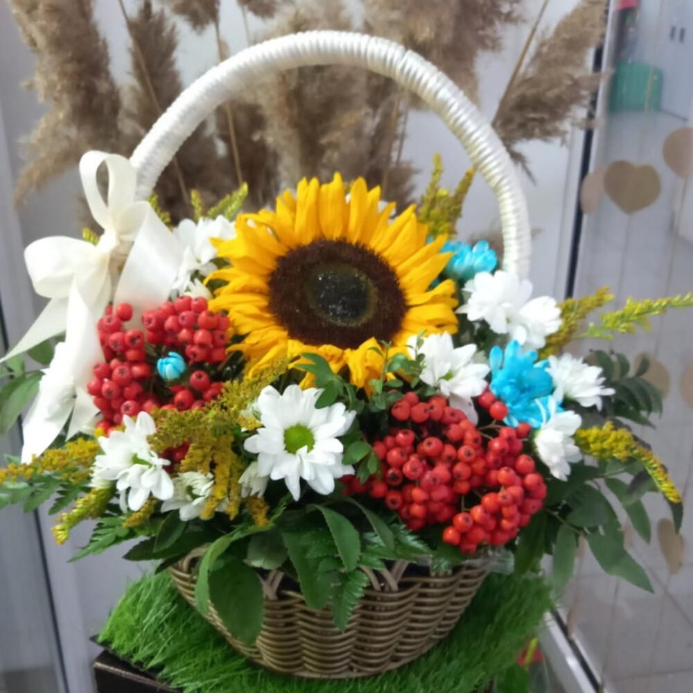 Цветы в коробке