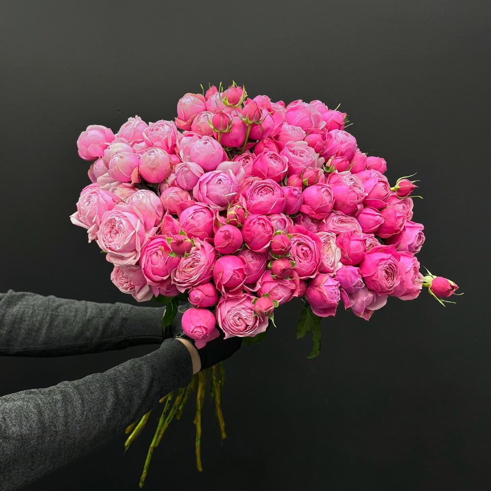 Кустовые розы Silva Pink