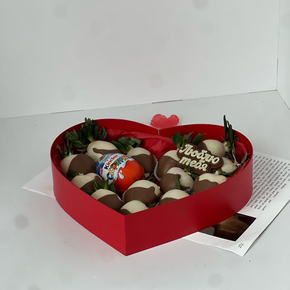 Клубника в шоколаде для любимой с kinder chocolate