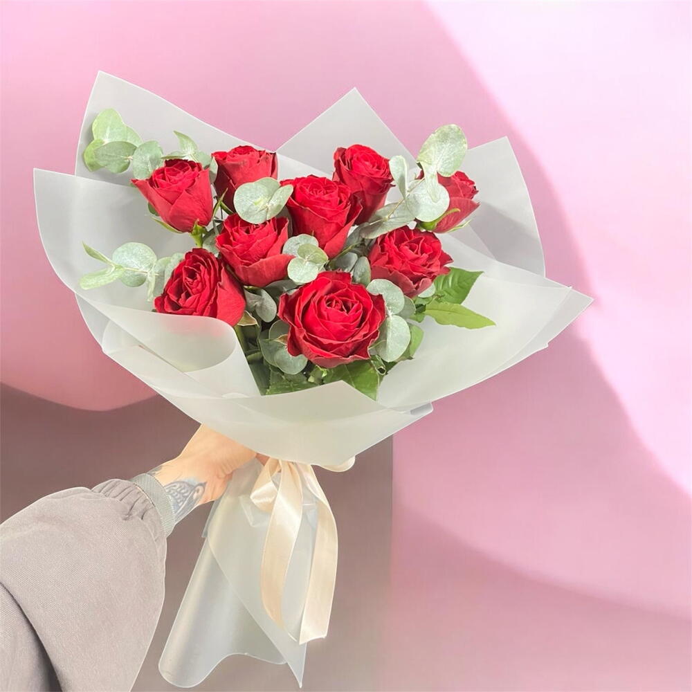 Букет из красивейшей красной розы 🌹