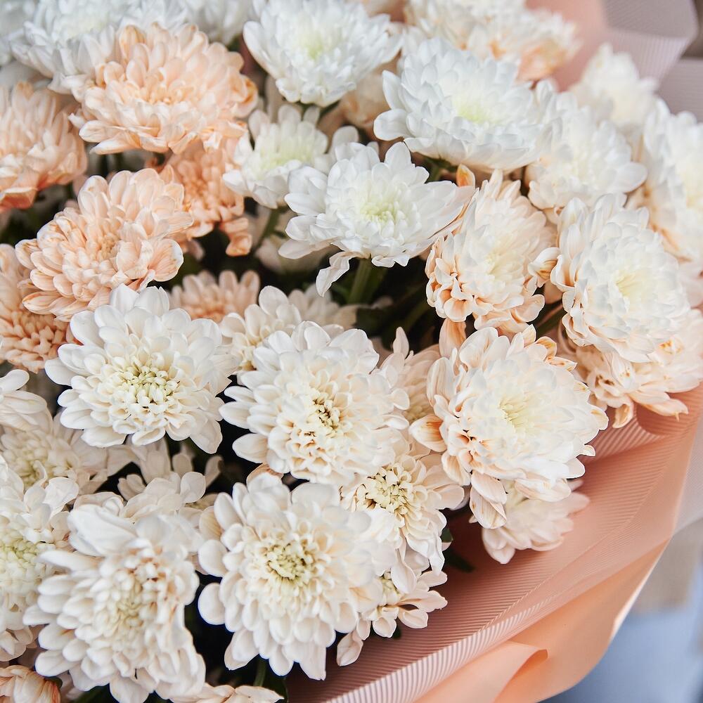 Букет из хризантем кустовых