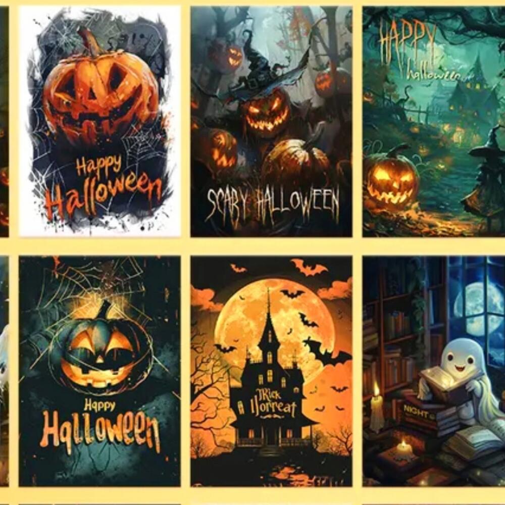 Бенто - торт "Привидения", вес 450 г, размер S, на праздник Хеллоуин,  Halloween