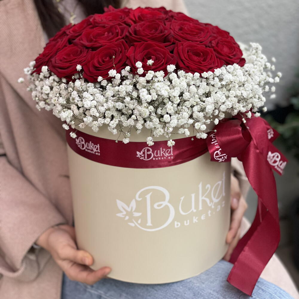 Flowers box red♥️