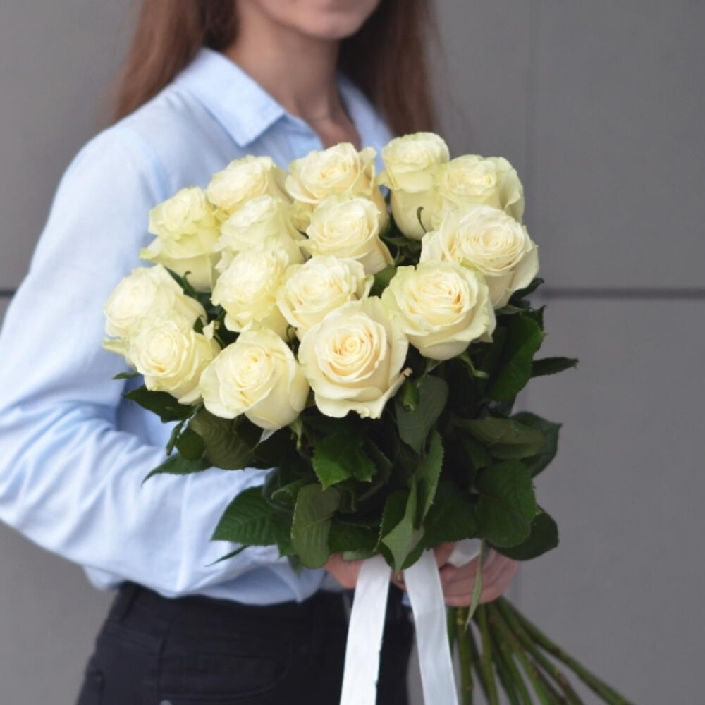 Букет белых роз