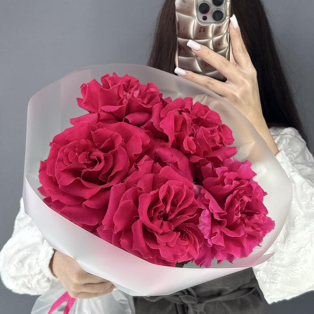 Монобукет из Французской Розы «Фул Монти💕»