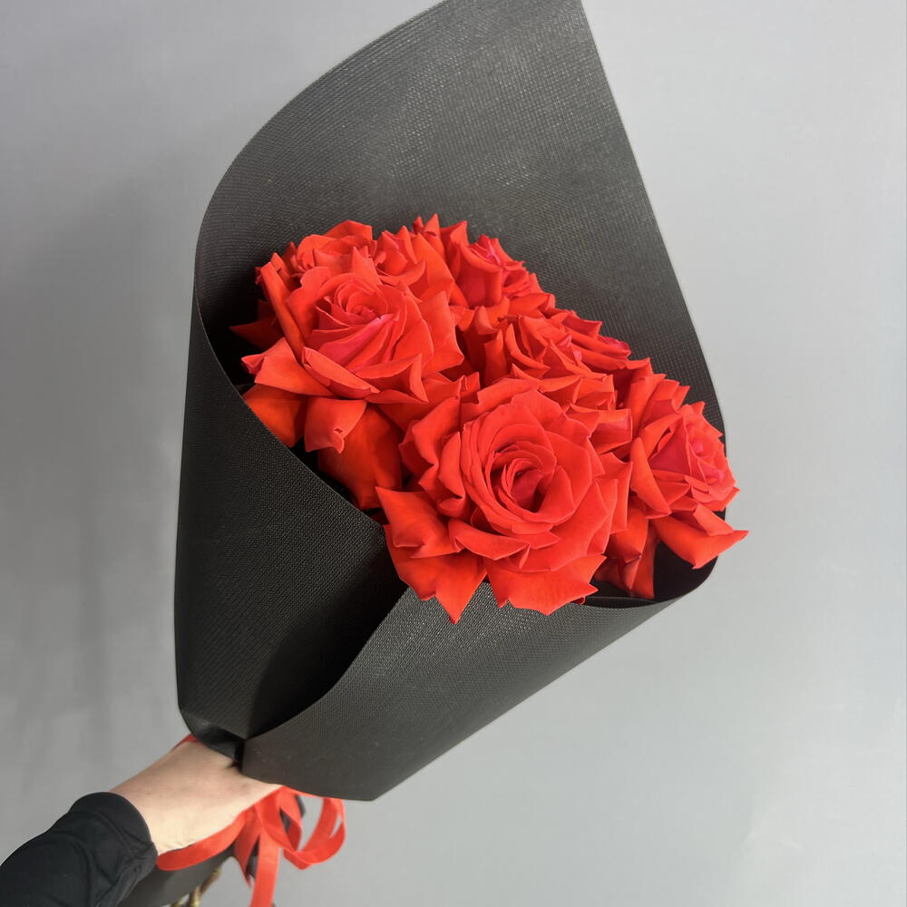 Монобукет французская Роза Нина 7 шт️️️