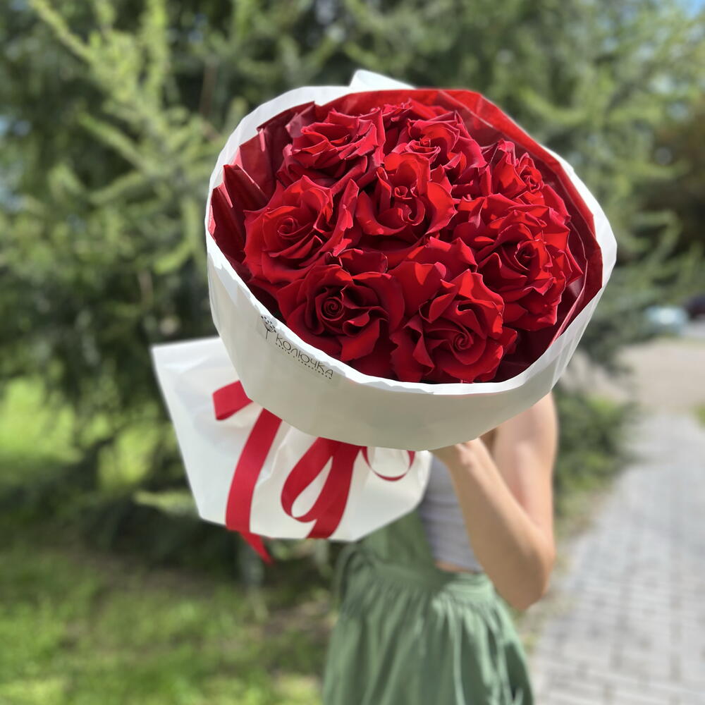 Букет 9 французских роз