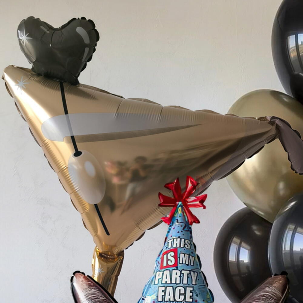 Шары для девушки «Party Mood: Кот   Мартини»