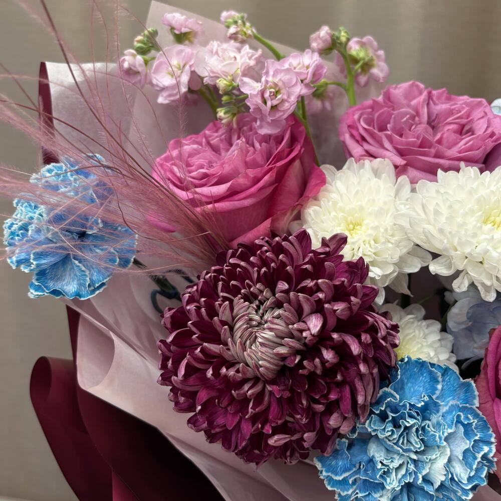 Pink and Blue