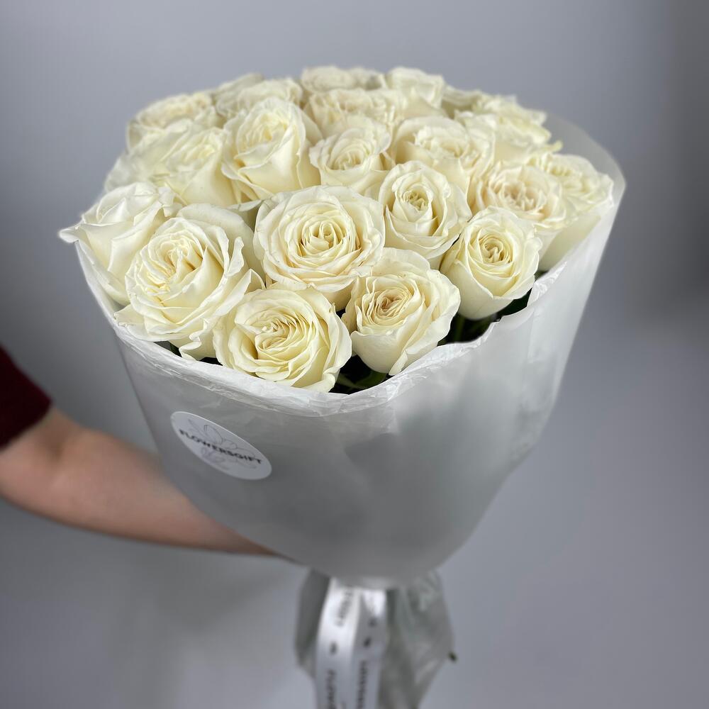 🌹 Букет от Flowersgift из 25 белых роз ▪️ 329