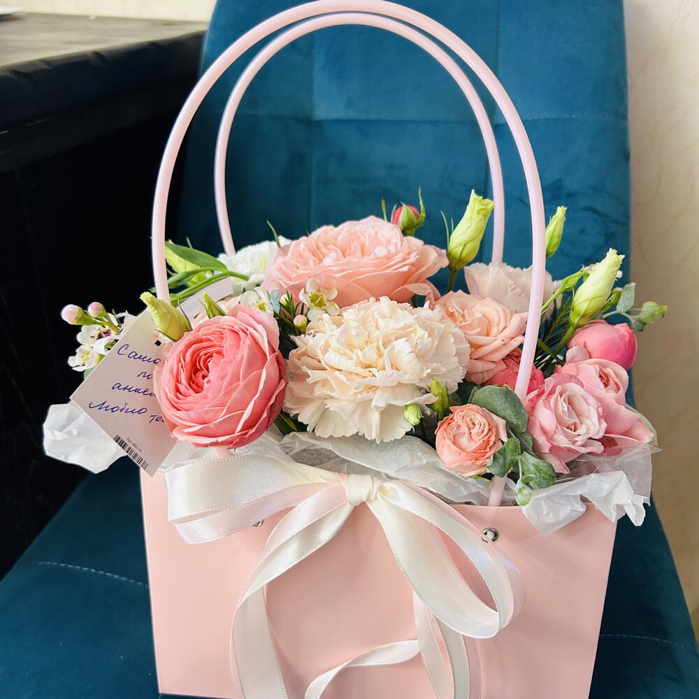 Сумочка я цветами🌸🌺