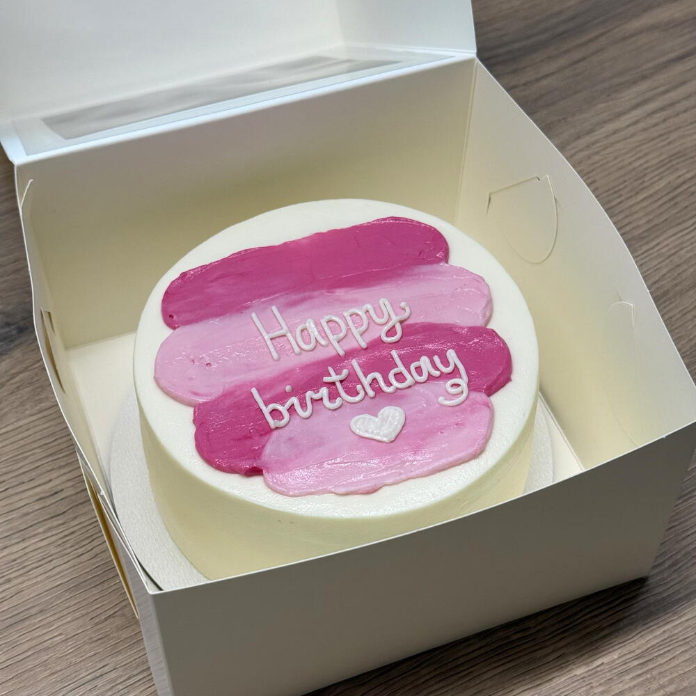 Бенто-торт МАКСИ на День Рождения «Happy birthday»